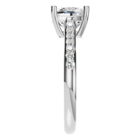 RI-0644 White Gold Ring SET - Side View