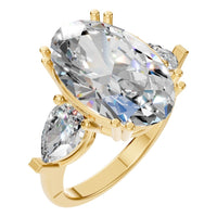 RI-0744 Yellow Gold Ring SET - Main View