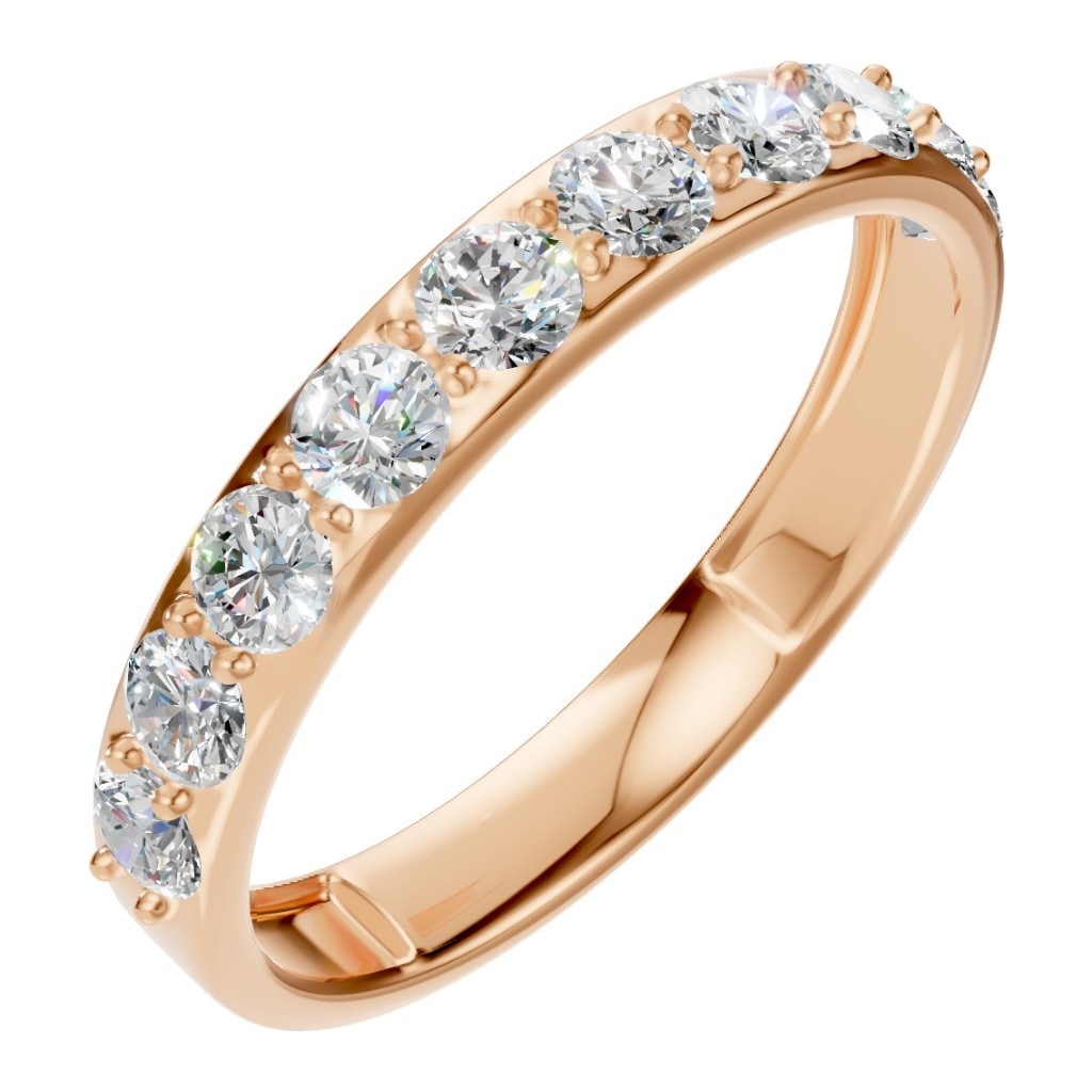 RI-0865 Rose Gold Ring SET - Main View