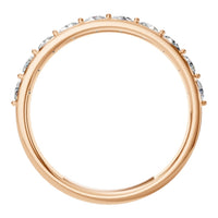 RI-0865 Rose Gold Ring SET - Top View