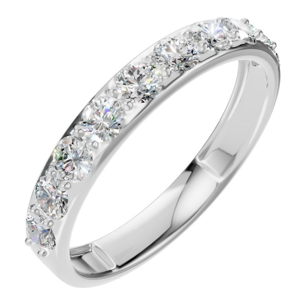 RI-0865 White Gold Ring SET - Main View