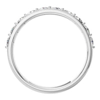 RI-0865 White Gold Ring SET - Top View
