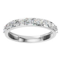 RI-0865 White Gold Ring SET - Front View