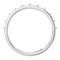 RI-0865 White Gold Ring UNSET - Top View