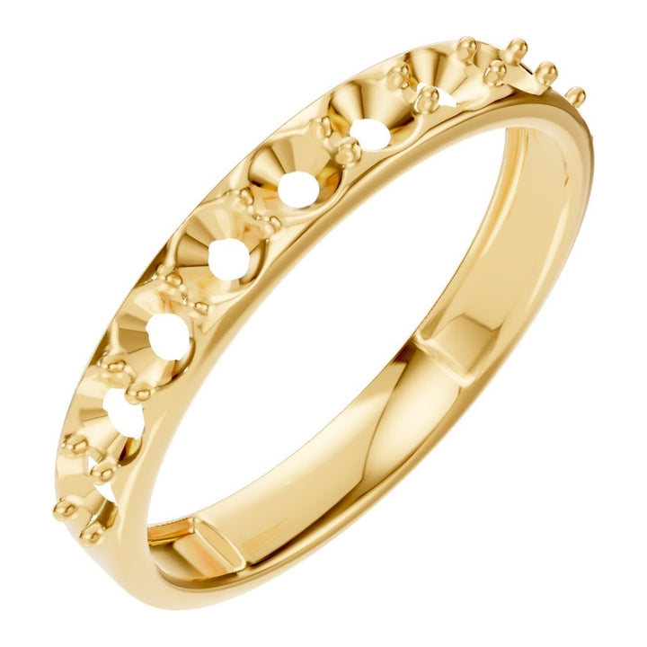 Half Eternity Ring Mounting - Round 2.60-2.80mm