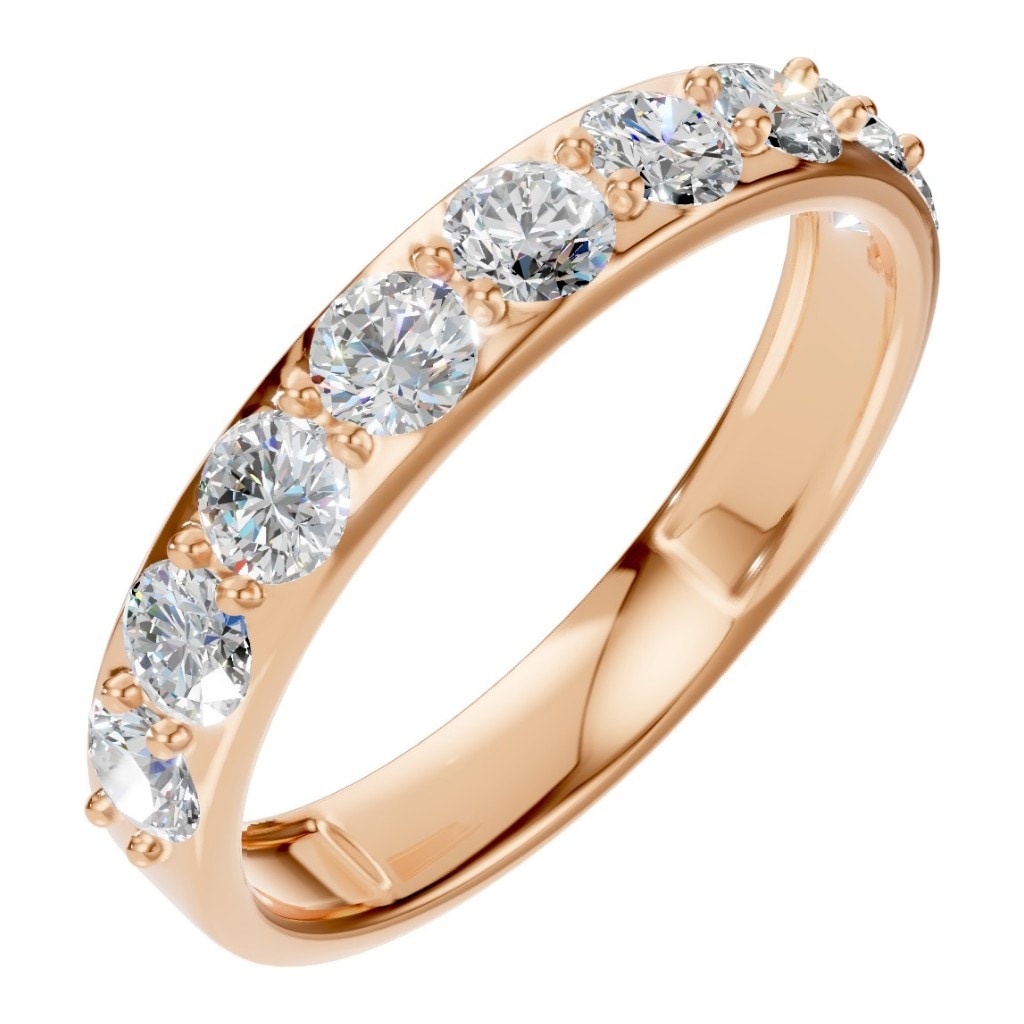 RI-0865 Rose Gold Ring SET - Main View