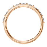 RI-0865 Rose Gold Ring SET - Top View