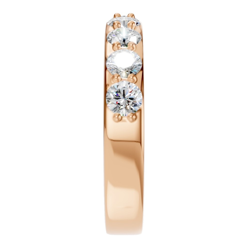 RI-0865 Rose Gold Ring SET - Side View