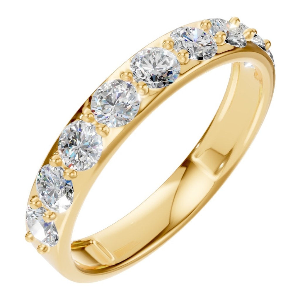 RI-0865 Yellow Gold Ring SET - Main View