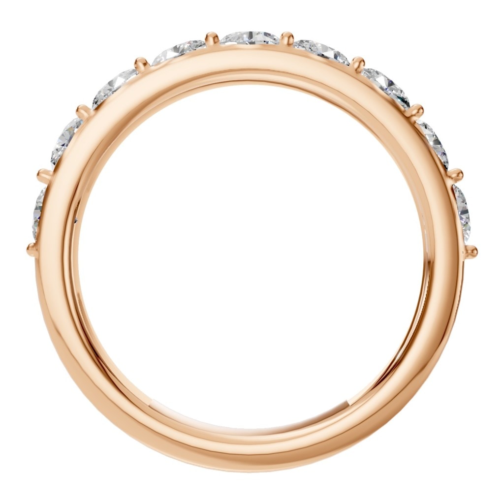 RI-0865 Rose Gold Ring SET - Top View