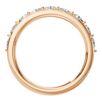 RI-0865 Rose Gold Ring SET - Top View
