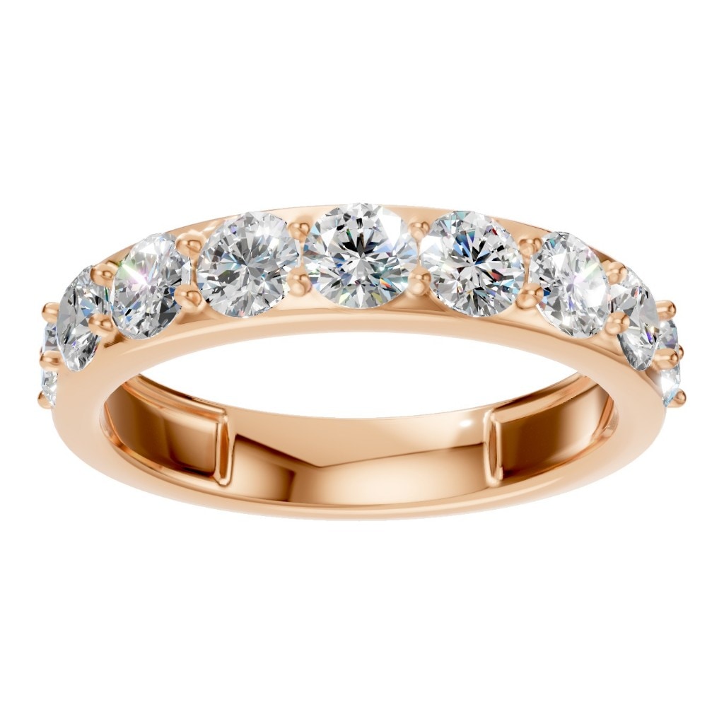RI-0865 Rose Gold Ring SET - Front View