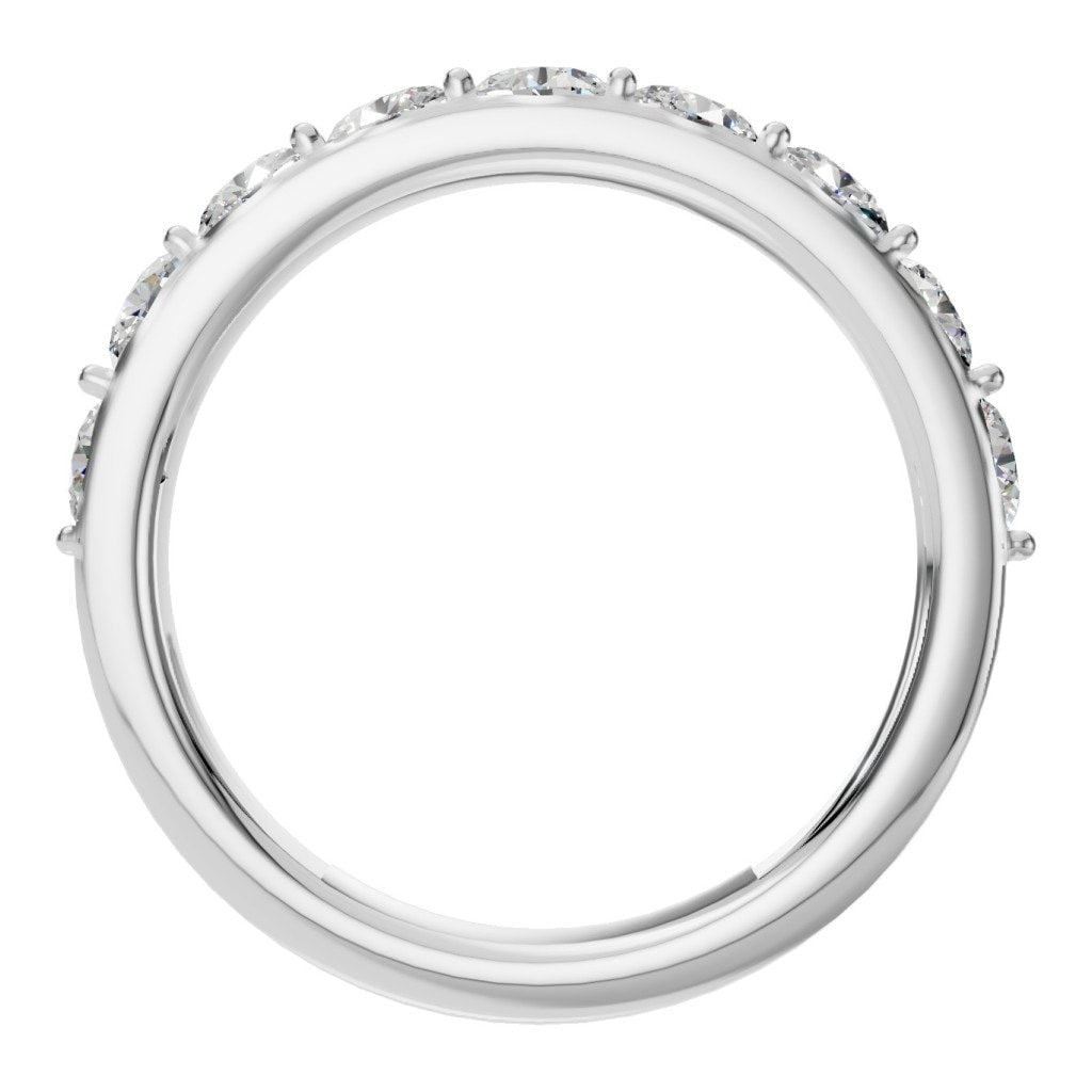 RI-0865 White Gold Ring SET - Top View