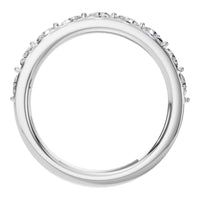 RI-0865 White Gold Ring SET - Top View
