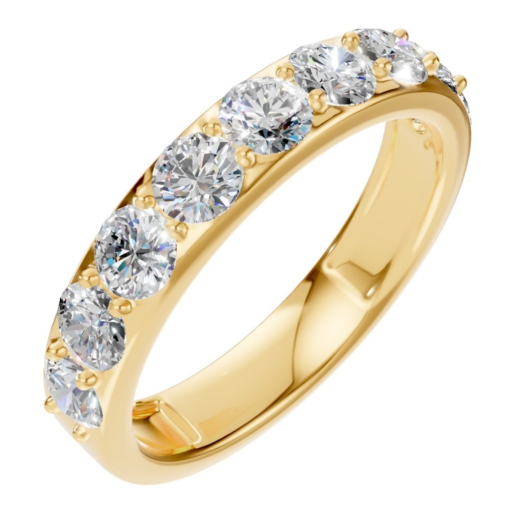 RI-0865 Yellow Gold Ring SET - Main View