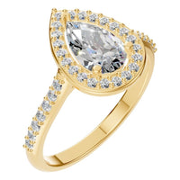RI-0914 Yellow Gold Ring SET - Main View