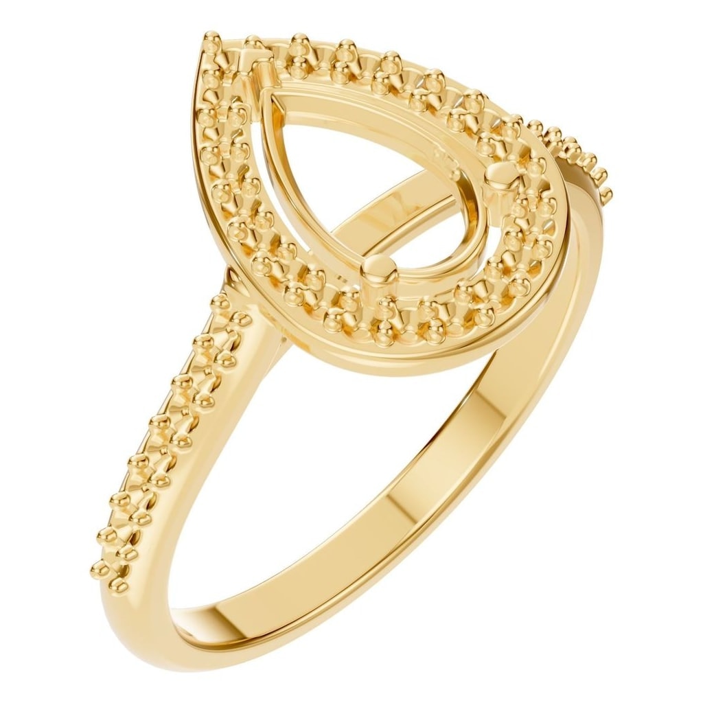 RI-0914 Yellow Gold Ring UNSET - Main View