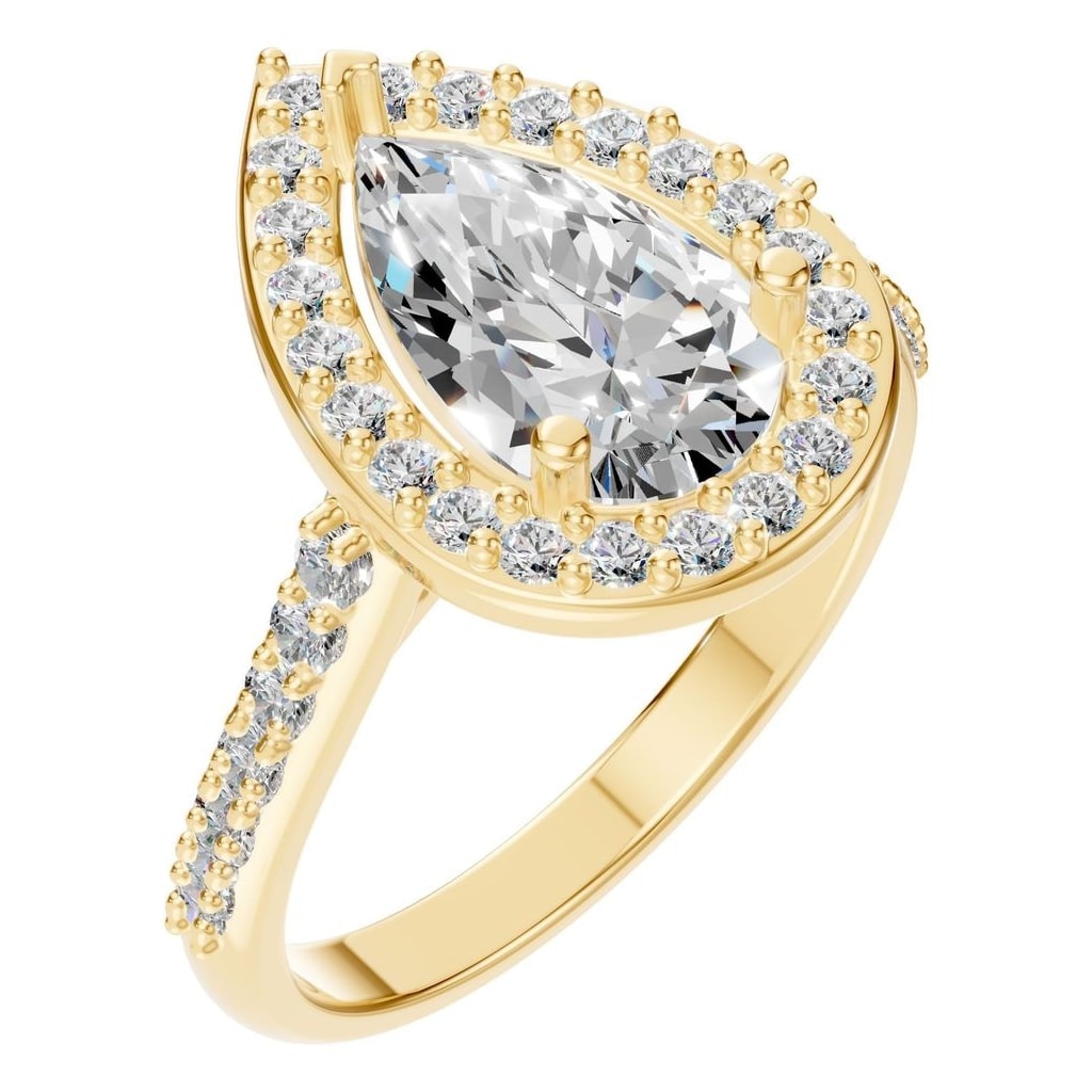 RI-0914 Yellow Gold Ring SET - Main View