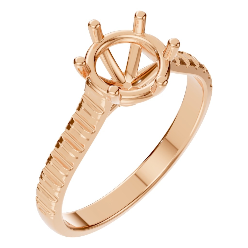 RI-1175 Rose Gold Ring UNSET - Main View