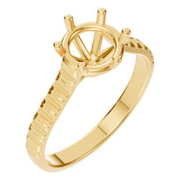 RI-1175 Yellow Gold Ring UNSET - Main View