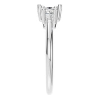 RI-1338 White Gold Ring SET - Side View