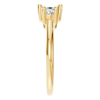 RI-1338 Yellow Gold Ring SET - Side View