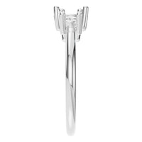 RI-1338 White Gold Ring UNSET - Side View