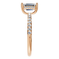 RI-1363 Rose Gold Ring SET - Side View