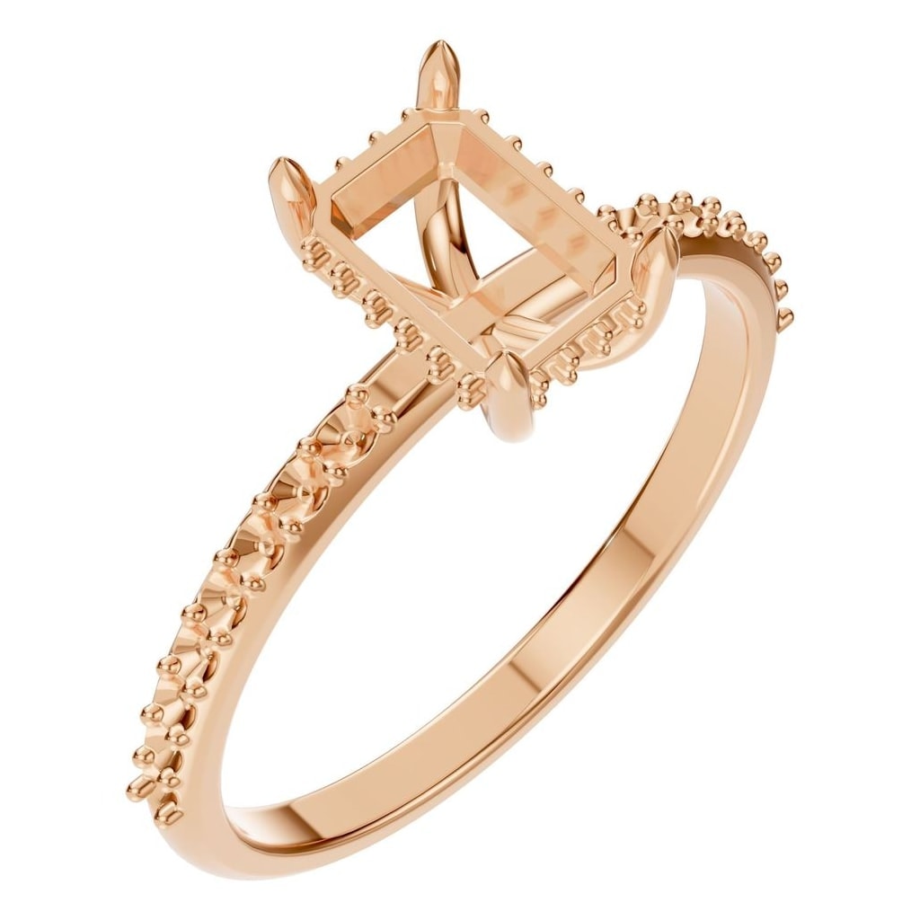 RI-1363 Rose Gold Ring UNSET - Main View