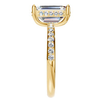 RI-1363 Yellow Gold Ring SET - Side View