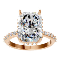 RI-1363 Rose Gold Ring SET - Front View