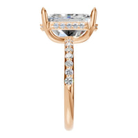 RI-1363 Rose Gold Ring SET - Side View