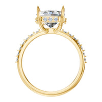 RI-1363 Yellow Gold Ring SET - Top View