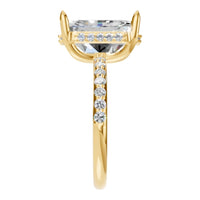 RI-1363 Yellow Gold Ring SET - Side View