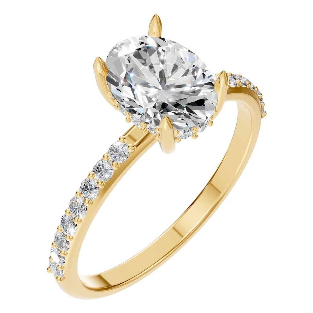 RI-1363 Yellow Gold Ring SET - Main View