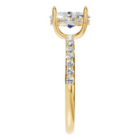 RI-1363 Yellow Gold Ring SET - Side View