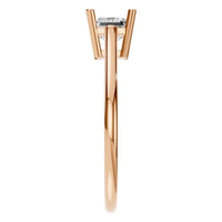 RI-1409 Rose Gold Ring SET - Side View