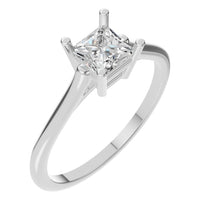 RI-1409 White Gold Ring SET - Main View