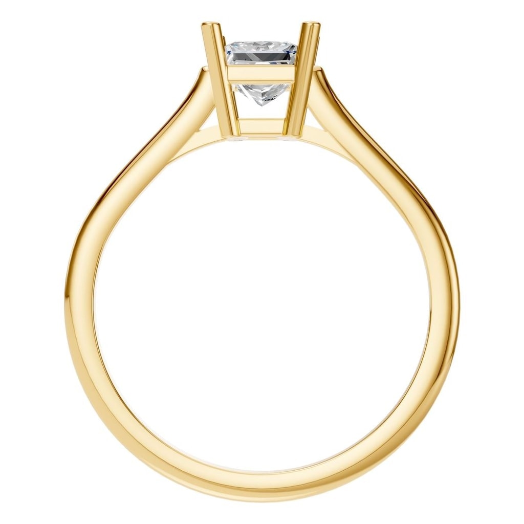 RI-1409 Yellow Gold Ring SET - Top View