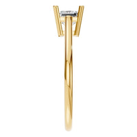 RI-1409 Yellow Gold Ring SET - Side View