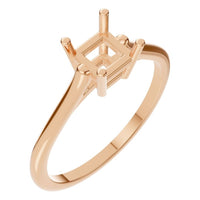 RI-1409 Rose Gold Ring UNSET - Main View