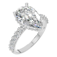 RI-1415 White Gold Ring SET - Main View