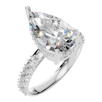 RI-1415 White Gold Ring SET - Main View
