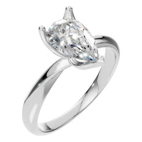RI-1434 White Gold Ring SET - Main View