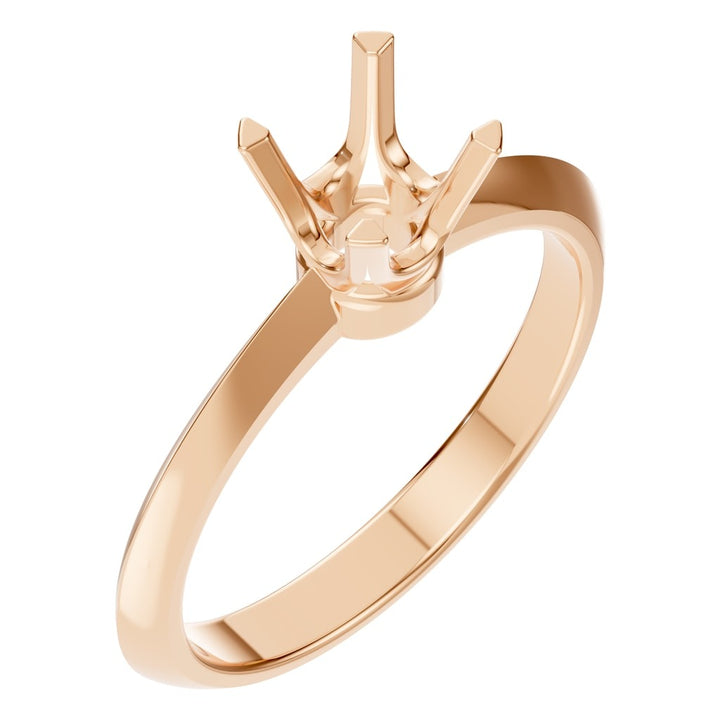 Solitaire Ring Mounting - Round 5.00-5.70mm