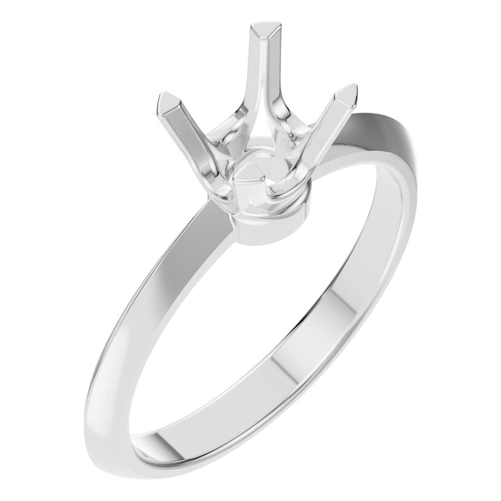 Solitaire Ring Mounting - Round 5.50-6.00mm