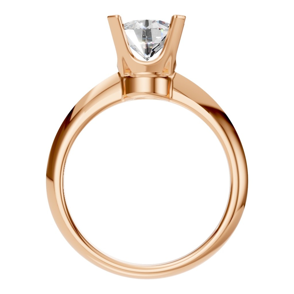 RI-1485 Rose Gold Ring SET - Top View