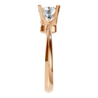 RI-1485 Rose Gold Ring SET - Side View