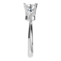 RI-1485 White Gold Ring SET - Side View