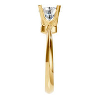 RI-1485 Yellow Gold Ring SET - Side View